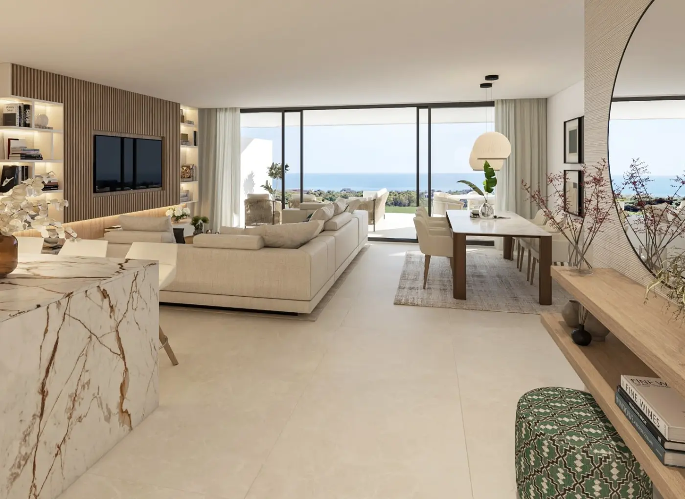 Apartamenty i Penthousy z Panoramicznym Widokiem na Morze i Górę La Concha w Nueva Andalucía – 4