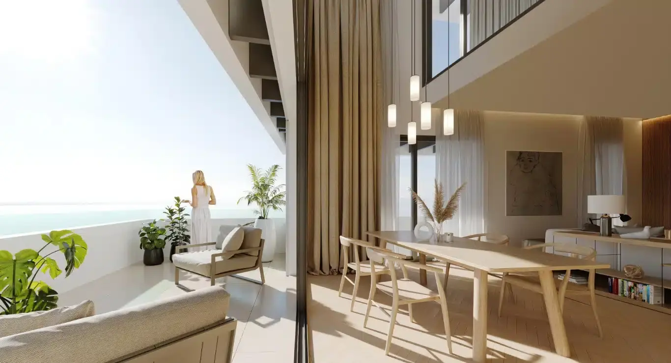 Luksusowe apartamenty i penthousy duplex na pierwszej linii morza w Maladze – 8