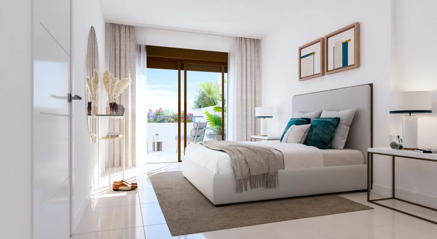 Apartamenty i penthousy z widokiem na morze przy polu golfowym w Estepona – 9