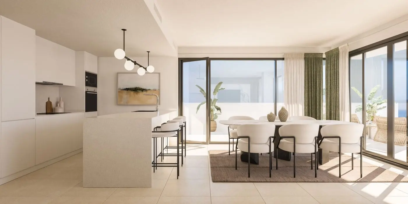 Nowoczesne apartamenty i penthousy z widokiem na morze w Manilvie – 7