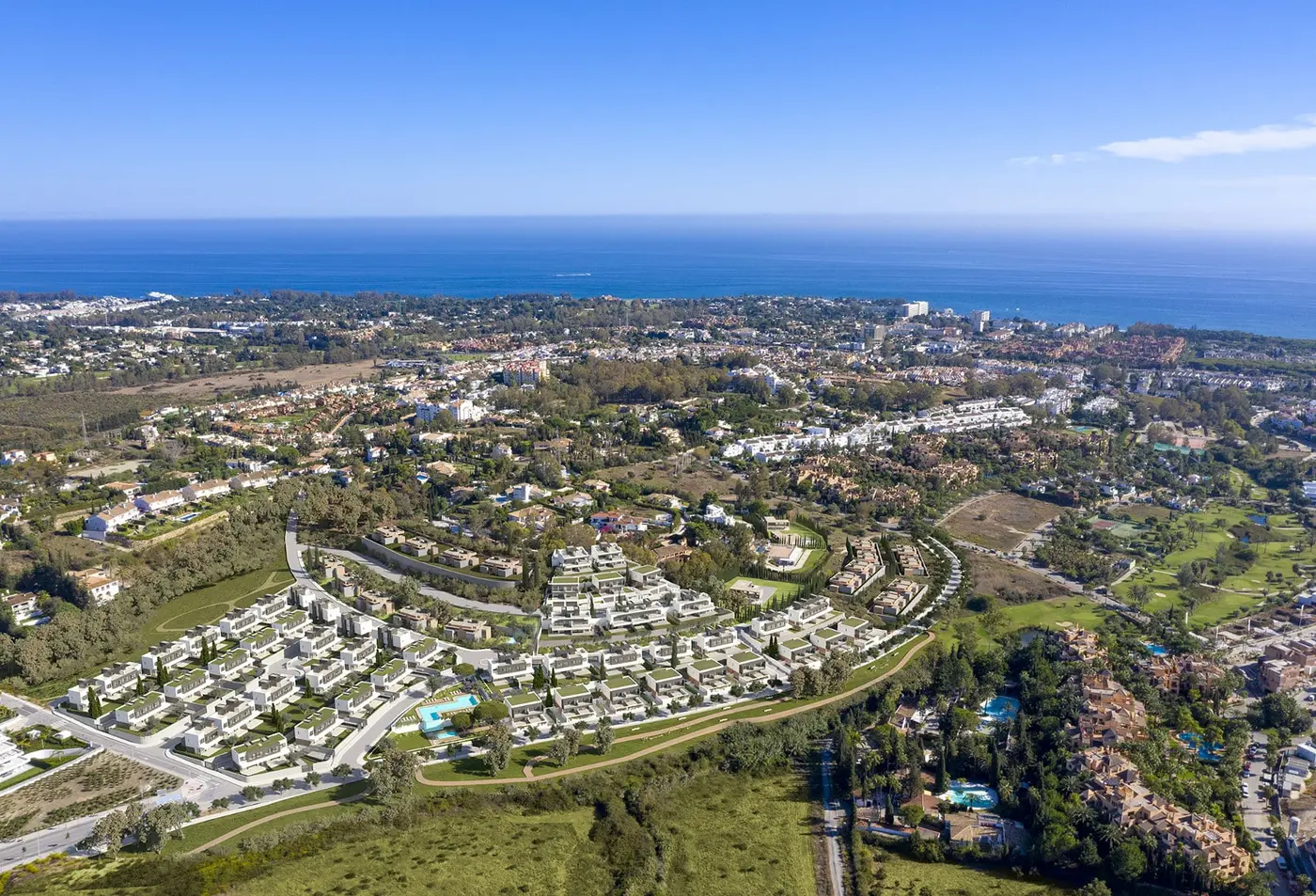 Bliźniacze Wille z Solarium i Widokiem na Morze przy Polu Golfowym – Serene Atalaya, Estepona – 10
