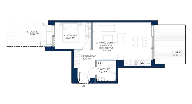 Luksusowy apartament na parterze  – 2