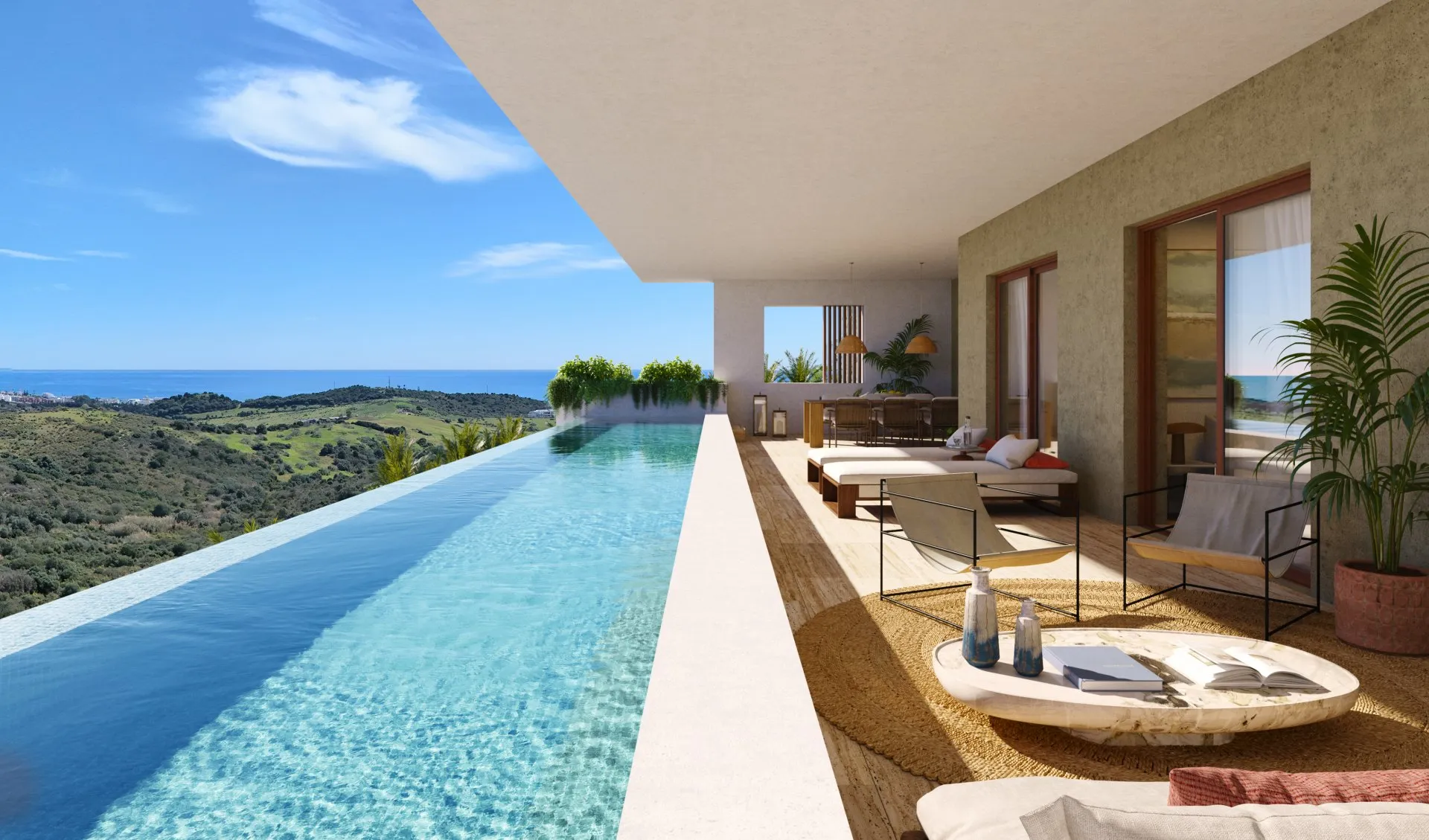  Luksusowy penthouse z pięknym widokiem w Finca Cortesin – 3