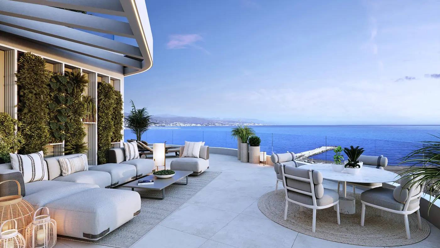 Luksusowe Apartamenty w Pierwszej Linii Plaży – Malaga, Costa del Sol — Malaga, Hiszpania (zdjęcie 16 z 28)