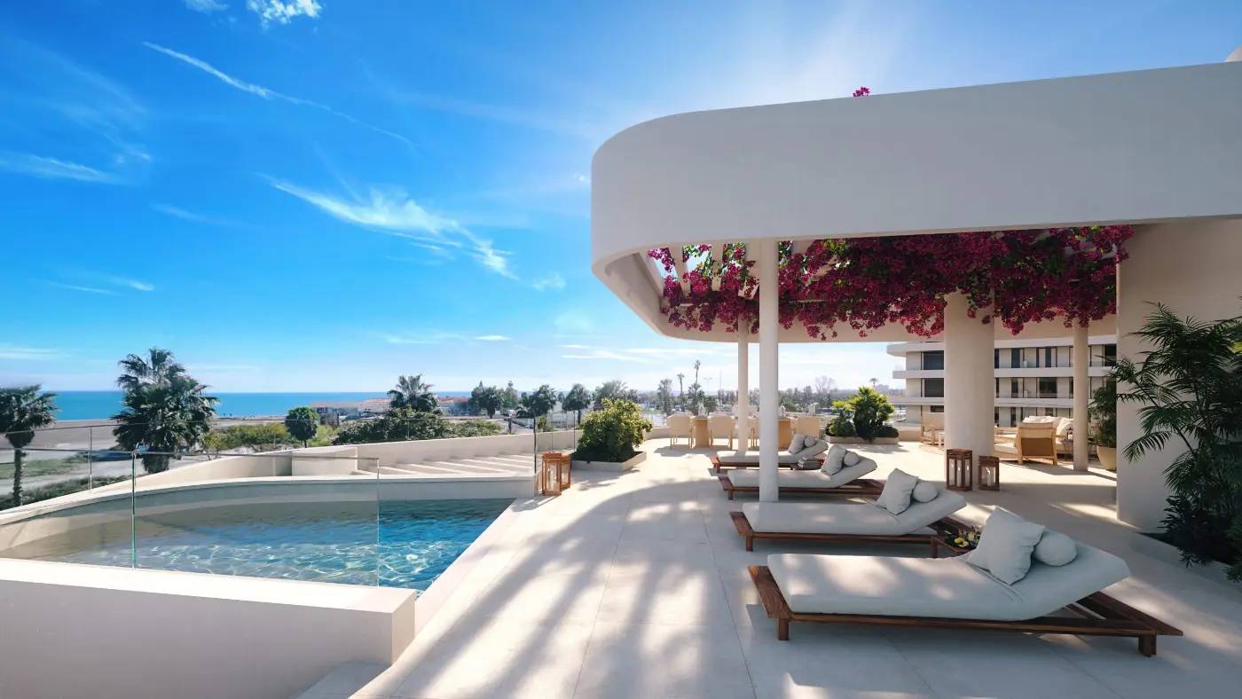 Luksusowe Apartamenty w Pierwszej Linii Plaży – Malaga, Costa del Sol — Malaga, Hiszpania (zdjęcie 18 z 28)