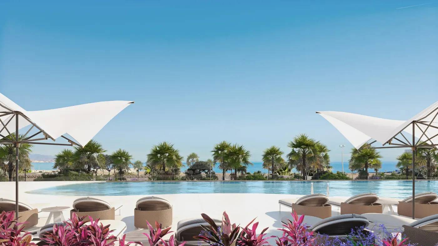Luksusowe Apartamenty w Pierwszej Linii Plaży – Malaga, Costa del Sol — Malaga, Hiszpania (zdjęcie 19 z 28)