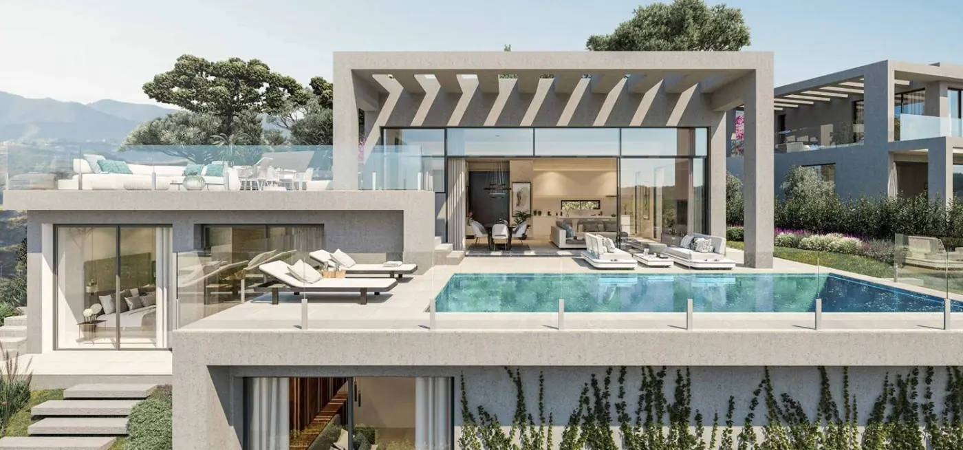 Ekskluzywne Wille z Panoramicznym Widokiem na Morze – Benahavis, Costa del Sol — Benahavís, Hiszpania