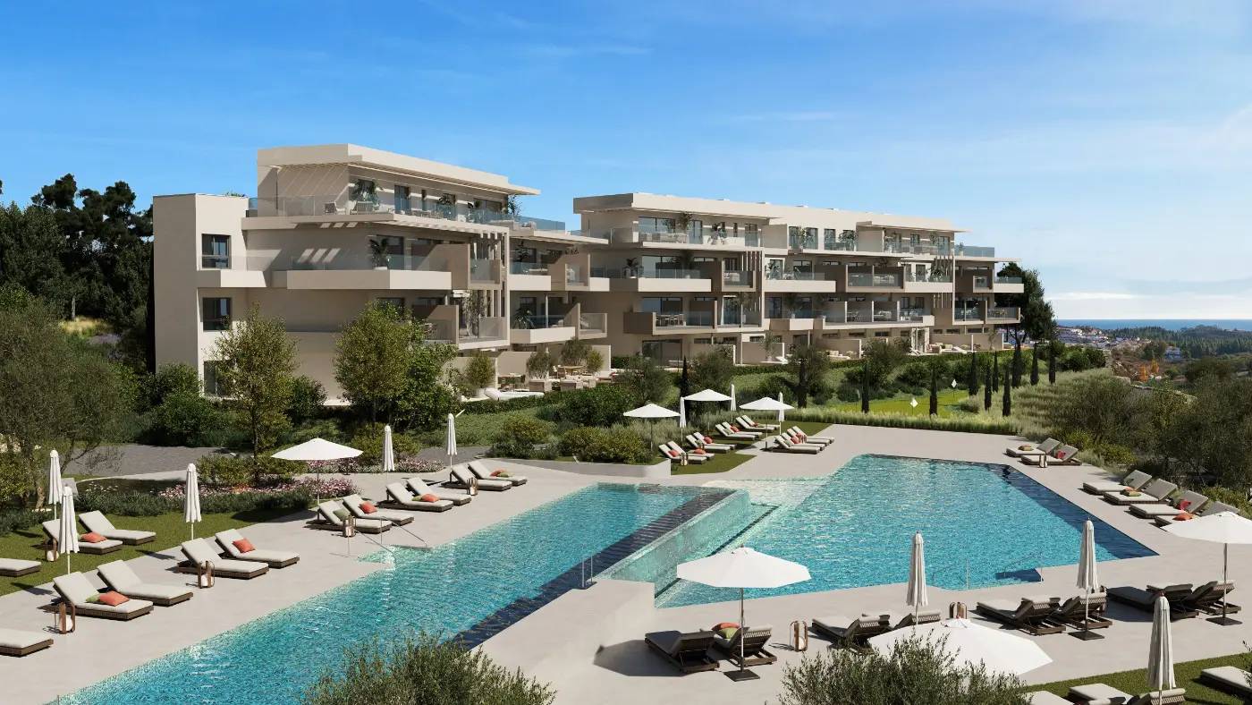Ekskluzywne Apartamenty z Basenem i SPA – Mijas, Costa del Sol — Mijas, Hiszpania