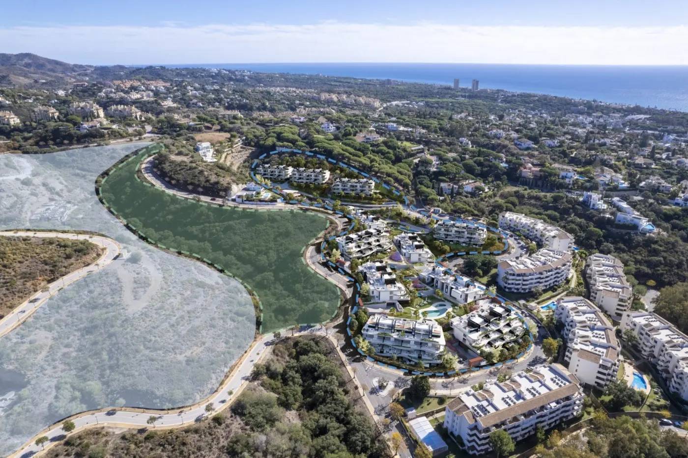 Ekskluzywne Apartamenty Dwupoziomowe z Panoramicznym Widokiem na Wzgórzach Elvirii w Marbelli — Marbella, Hiszpania (zdjęcie 4 z 8)