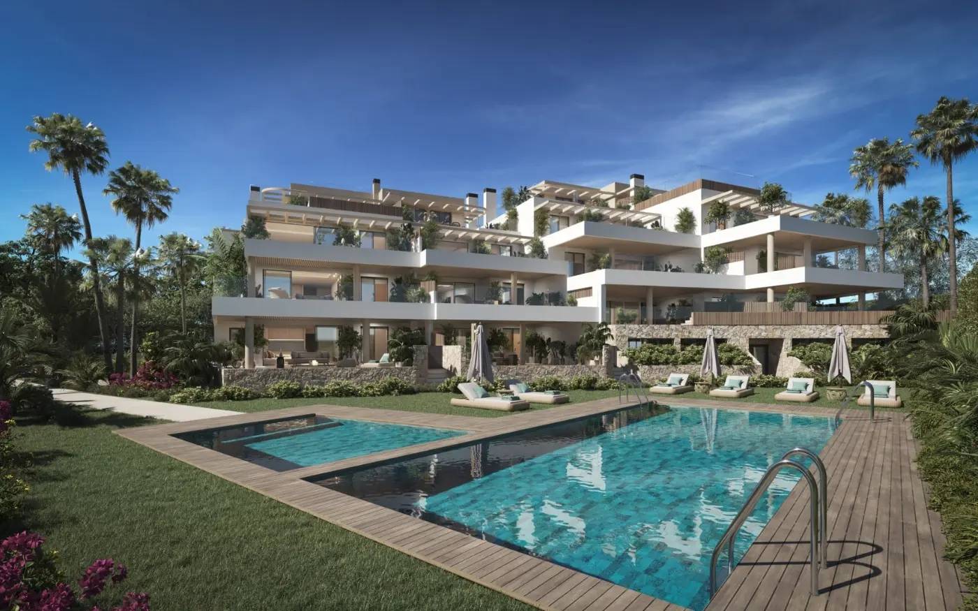 Luksusowe Apartamenty i Penthousy z Prywatnymi Basenami i Widokiem na Morze w Cabopino — Marbella, Hiszpania