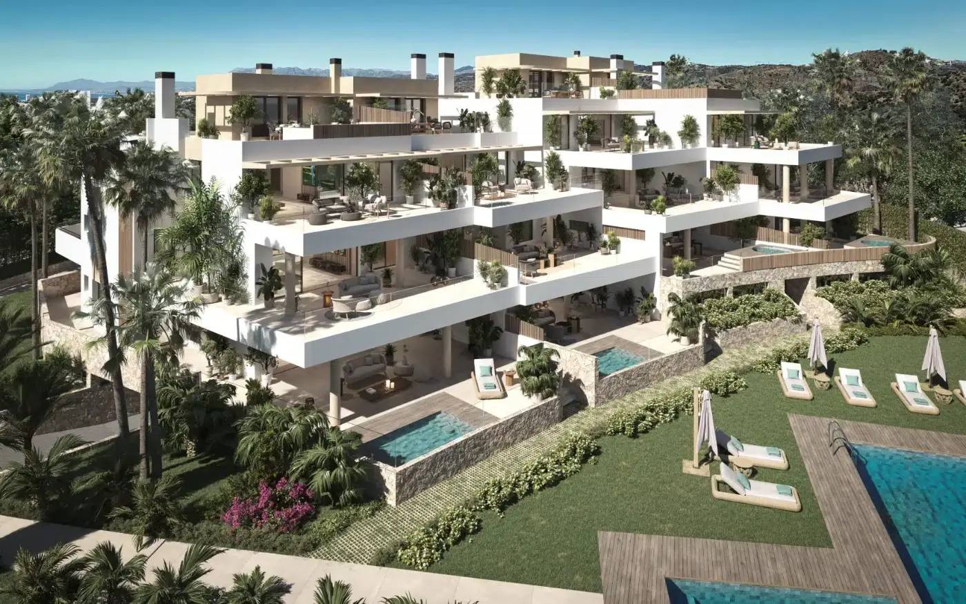 Luksusowe Apartamenty i Penthousy z Prywatnymi Basenami i Widokiem na Morze w Cabopino — Marbella, Hiszpania (zdjęcie 6 z 15)
