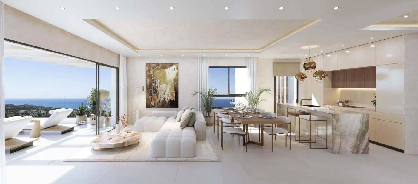 Luksusowe Apartamenty i Penthousy z Prywatnymi Basenami i Widokiem na Morze w Cabopino — Marbella, Hiszpania (zdjęcie 9 z 15)
