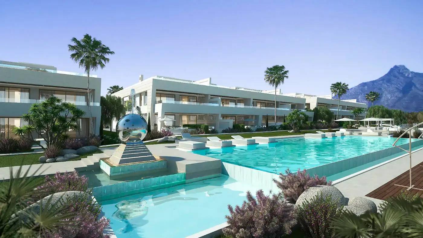 Ekskluzywne Apartamenty i Penthousy z Prywatnymi Tarasami i Widokiem na Morze na Złotej Mili Marbelli — Marbella, Hiszpania