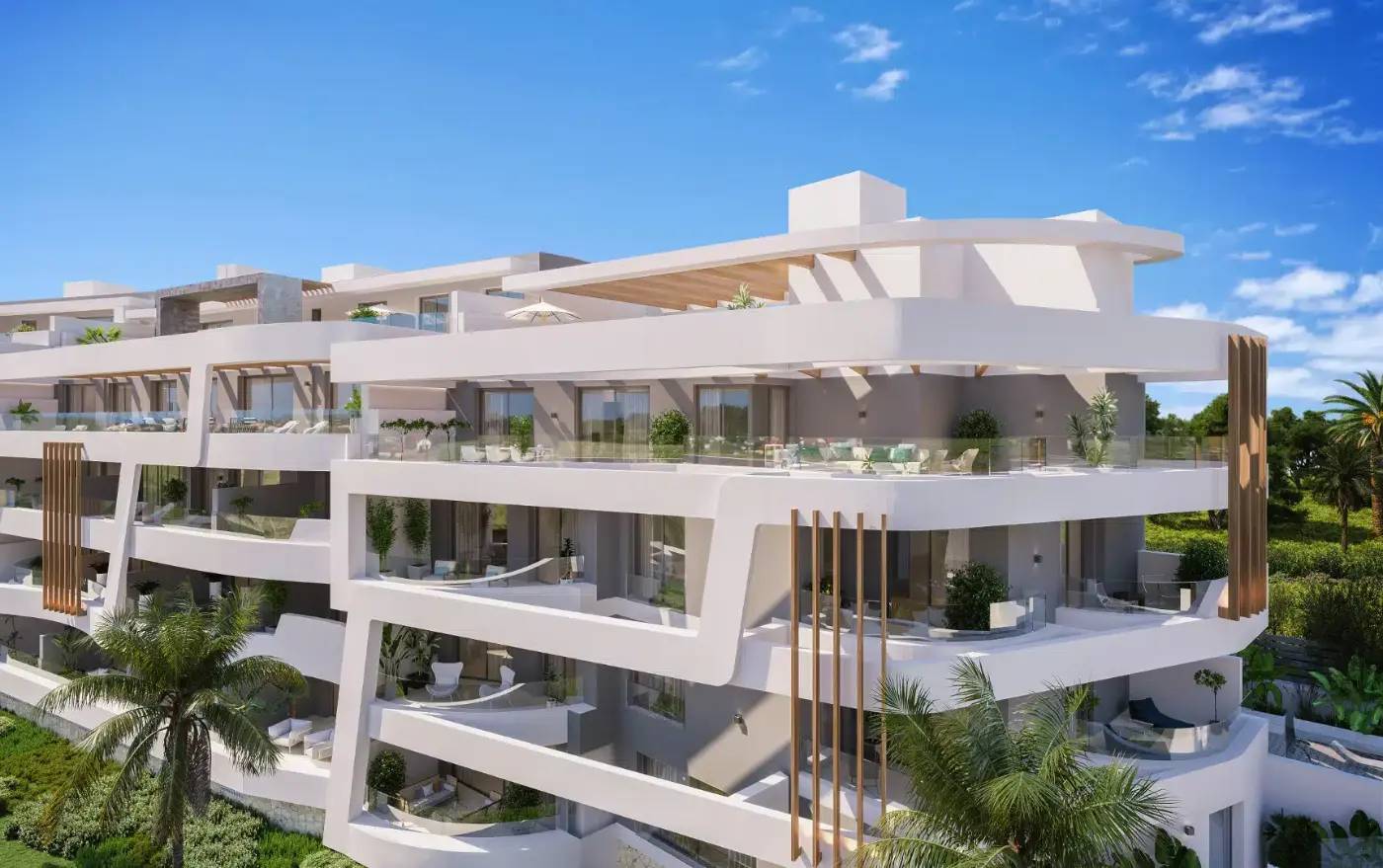 Nowoczesne Apartamenty i Penthousy na Pierwszej Linii Pola Golfowego w San Pedro de Alcántara — Marbella, Hiszpania