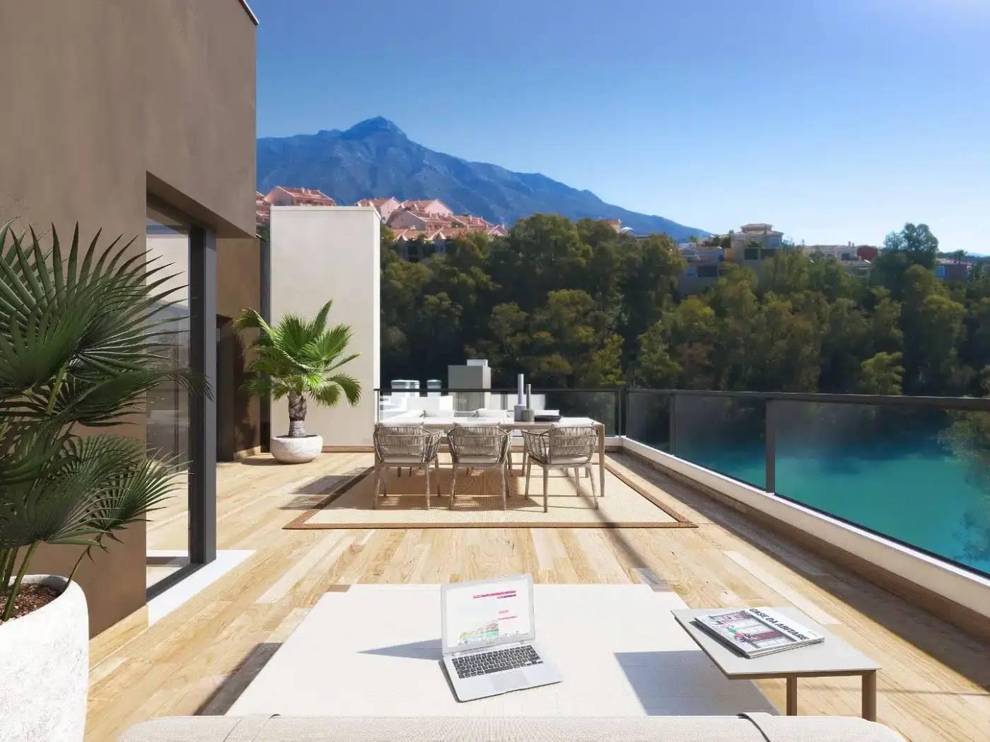 Luksusowe Apartamenty i Penthousy z Widokiem na Jezioro i Pola Golfowe w Nueva Andalucía — Marbella, Hiszpania