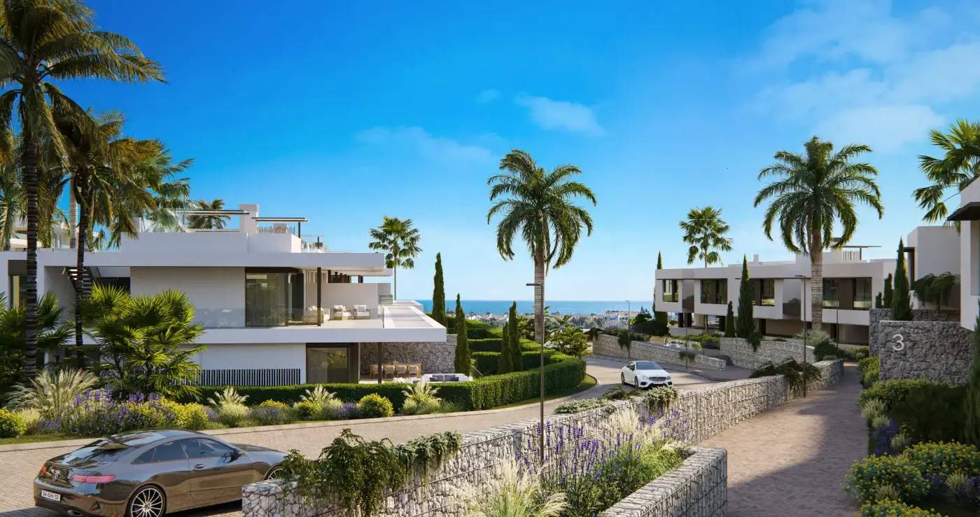 Apartamenty i Wille z Basenami Prywatnymi przy Polu Golfowym Santa Clara w Marbelli — Marbella, Hiszpania