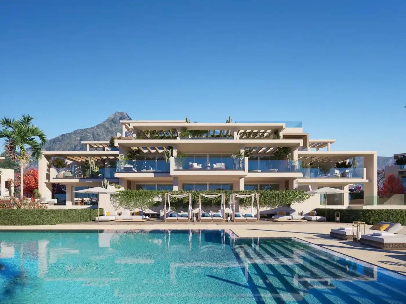 Ultraluksusowe Apartamenty i Penthousy z SPA i Basenem Solnym na Złotej Mili Marbelli — Marbella, Hiszpania
