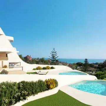 Ekskluzywne Apartamenty z Prywatnymi Basenami i Widokiem na Morze w Cabopino, Marbella — Marbella, Hiszpania (zdjęcie 5 z 7)