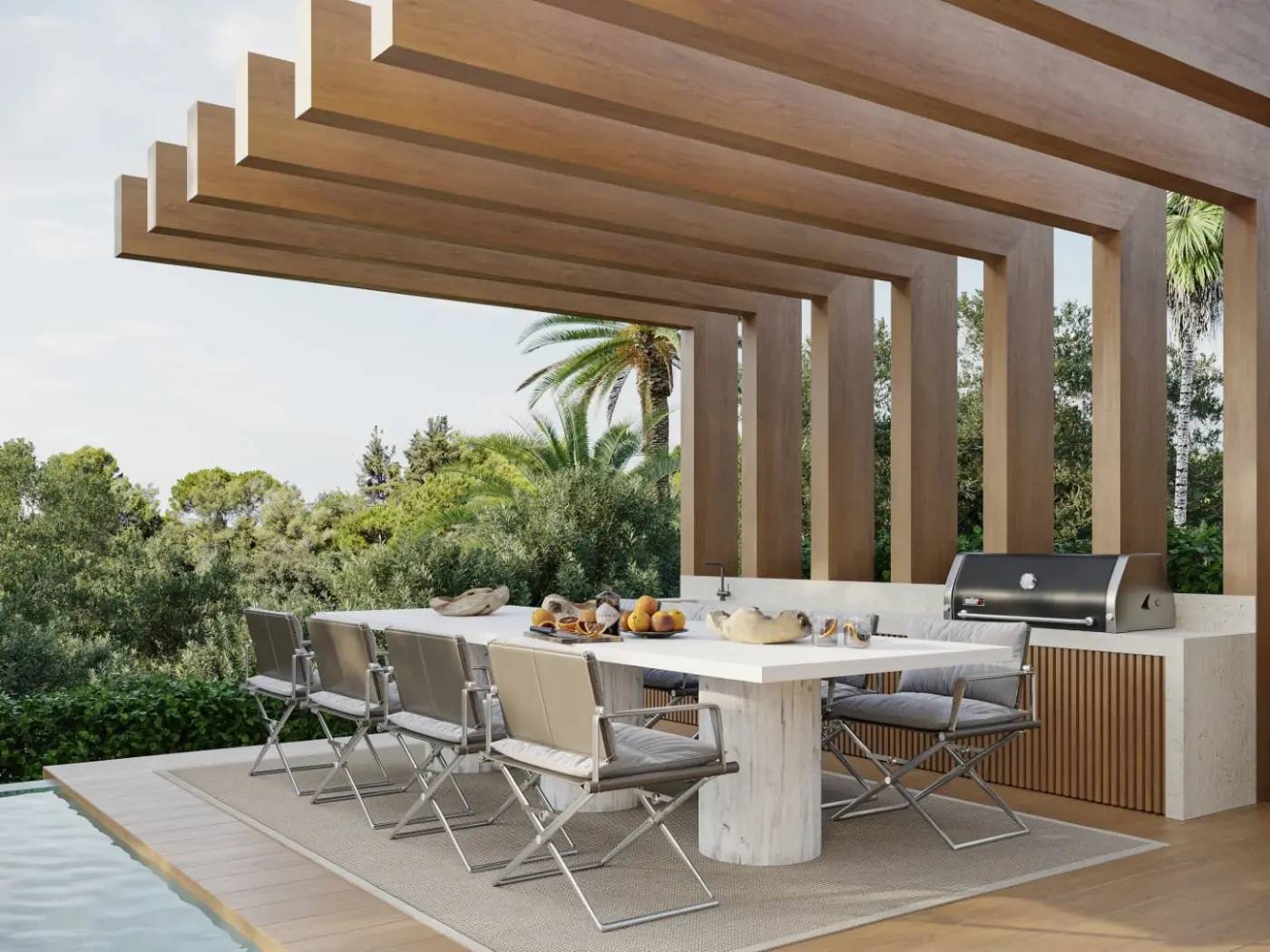 Ekskluzywne Wille z Prywatnymi Basenami Infinity i Widokiem na Morze w Nueva Andalucía, Marbella — Marbella, Hiszpania (zdjęcie 9 z 10)