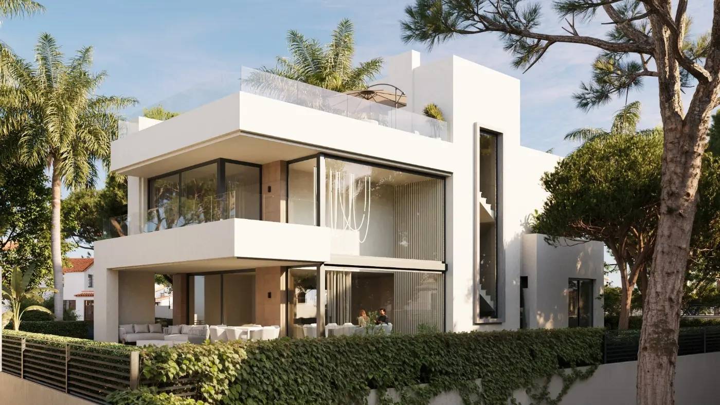 Ekskluzywne Wille z Prywatnym Basenem i Widokiem na Morze w Marbella East — Marbella, Hiszpania