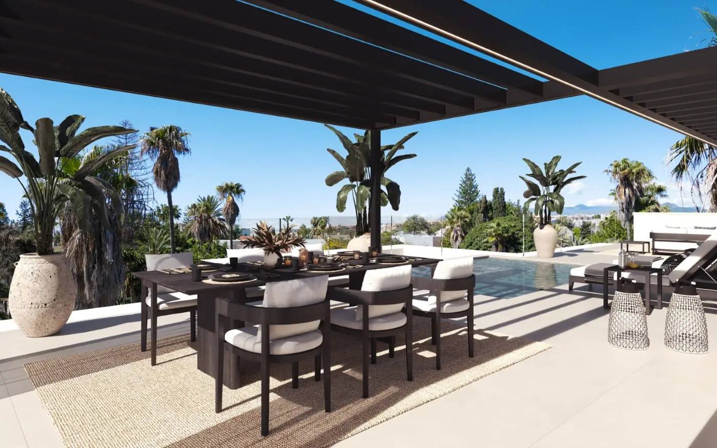 Ekskluzywne Wille z Basenem, Solarium i Windą w Cortijo Blanco, San Pedro de Alcántara — Marbella, Hiszpania (zdjęcie 6 z 10)