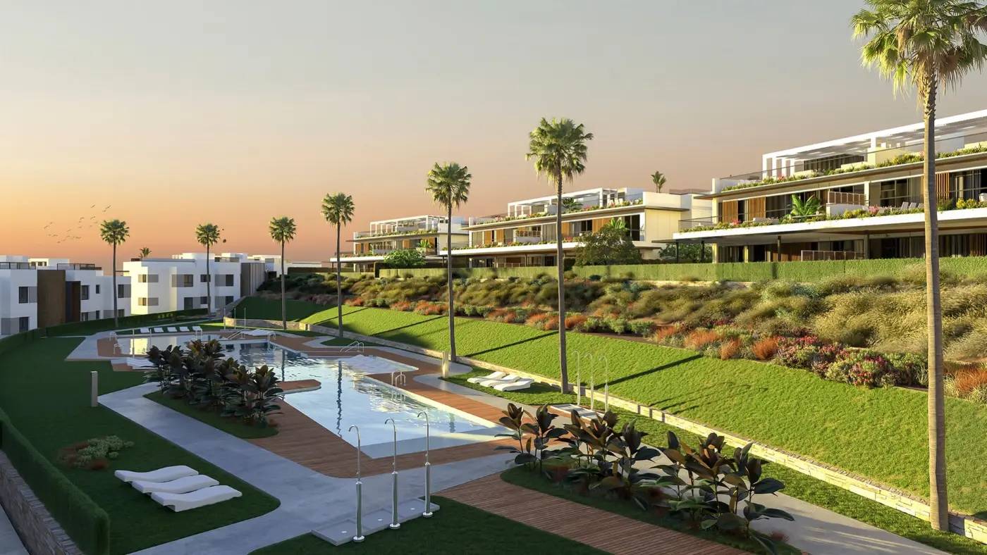 Apartamenty i Penthousy z Prywatnym Basenem przy Polu Golfowym w Santa Clara, Marbella East — Marbella, Hiszpania