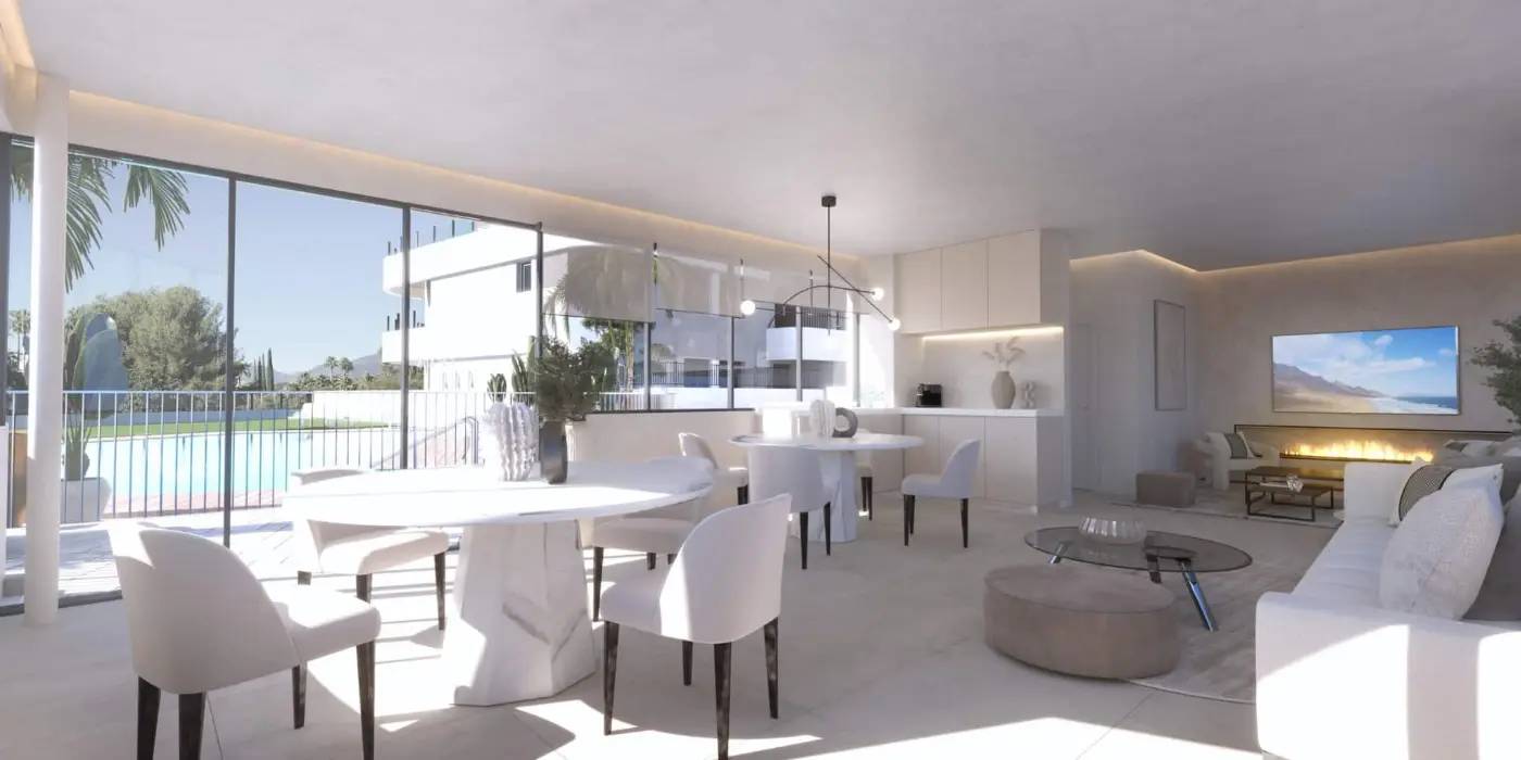 Apartamenty i Penthousy z Jacuzzi w Zamkniętym Osiedlu w Los Monteros, Marbella East — Marbella, Hiszpania (zdjęcie 3 z 9)