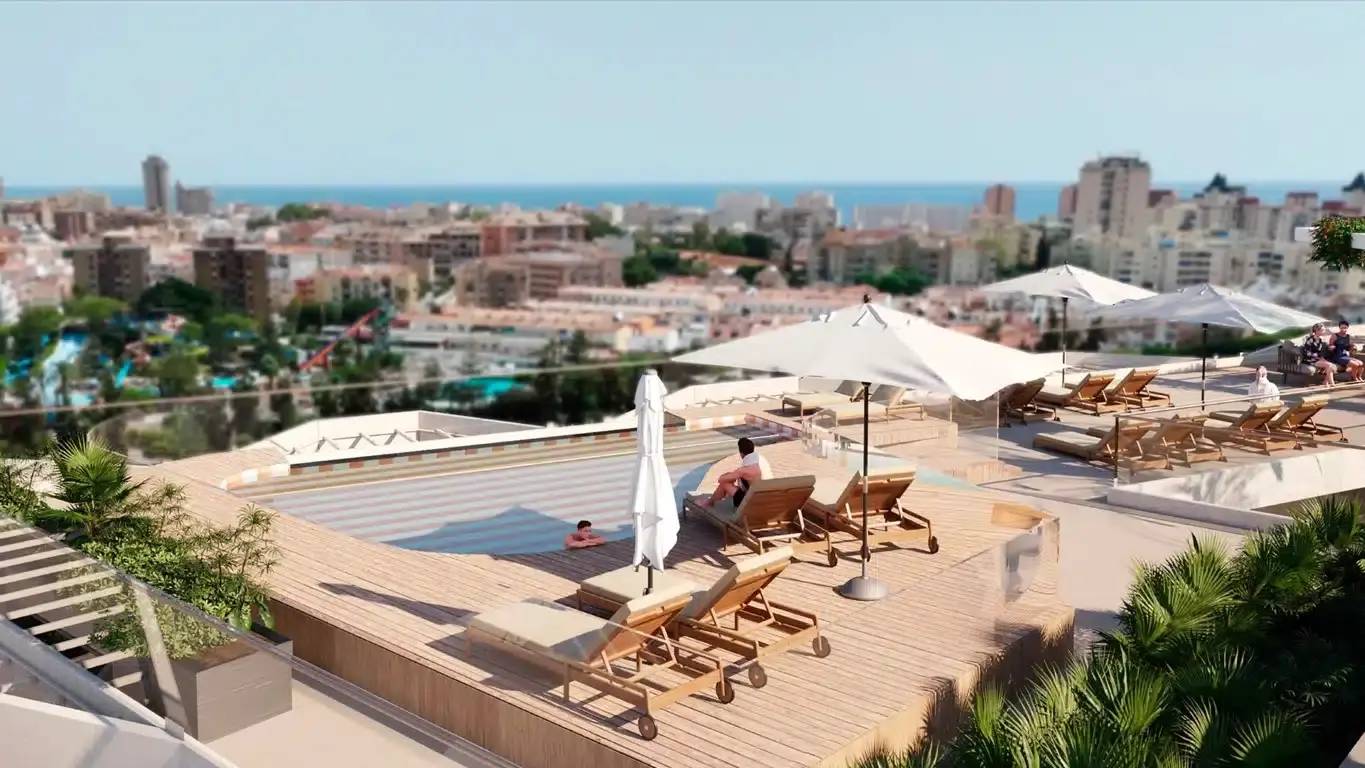 Nowoczesne Apartamenty i Penthousy z Basenem Sky Pool w Fuengiroli — Fuengirola, Hiszpania (zdjęcie 5 z 9)