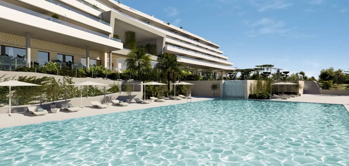 Ekskluzywne Apartamenty i Garden Ville z Widokiem na Morze w El Higuerón — Fuengirola, Hiszpania