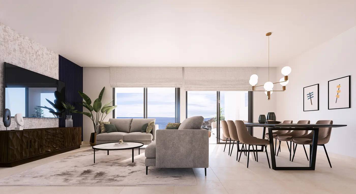 Luksusowe Apartamenty i Penthousy przy Plaży z Widokiem na Morze w El Higuerón — Fuengirola, Hiszpania (zdjęcie 7 z 9)
