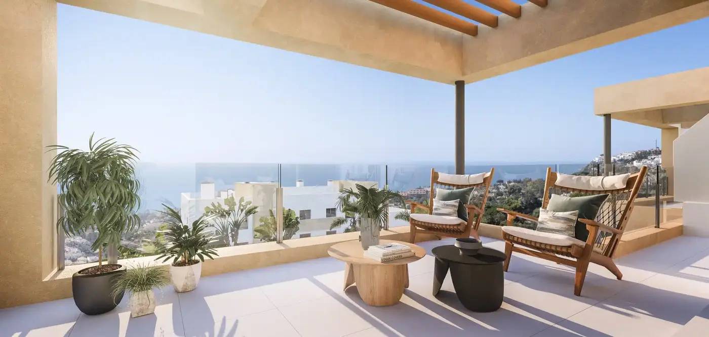 Apartamenty z Panoramicznym Widokiem na Morze w Benalmádenie — Benalmádena, Hiszpania (zdjęcie 8 z 10)