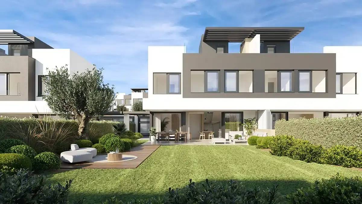 Wille bliźniacze z tarasem solarium i widokiem na morze – Estepona — Estepona, Hiszpania (zdjęcie 5 z 10)