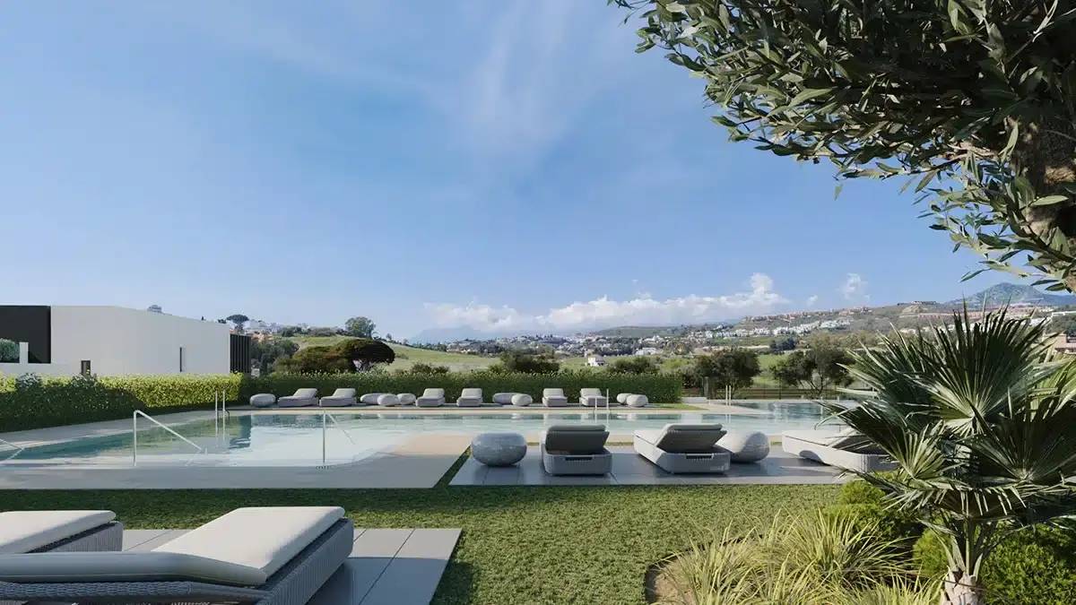 Wille bliźniacze z tarasem solarium i widokiem na morze – Estepona — Estepona, Hiszpania (zdjęcie 8 z 10)