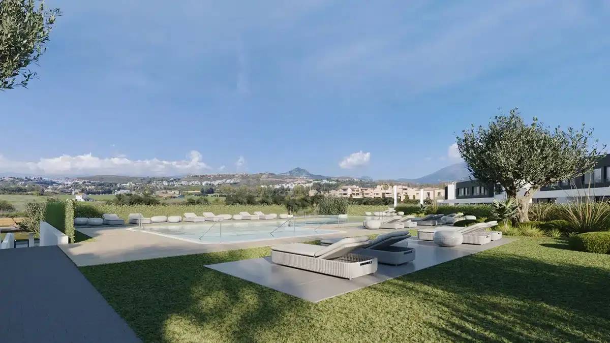 Wille bliźniacze z tarasem solarium i widokiem na morze – Estepona — Estepona, Hiszpania (zdjęcie 9 z 10)