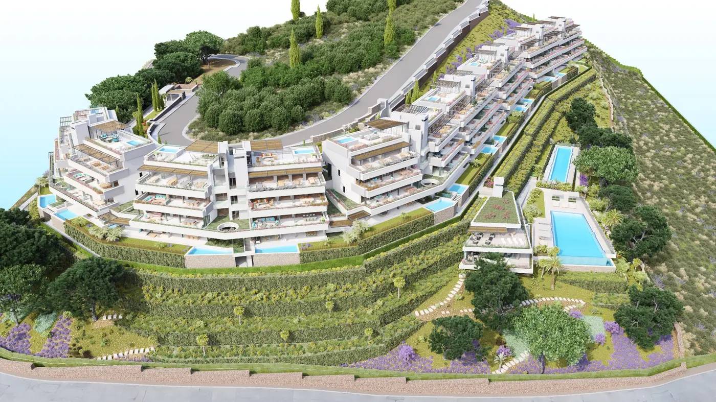 Nowoczesne apartamenty z panoramą morza – La Quinta, Benahavís — Benahavís, Hiszpania