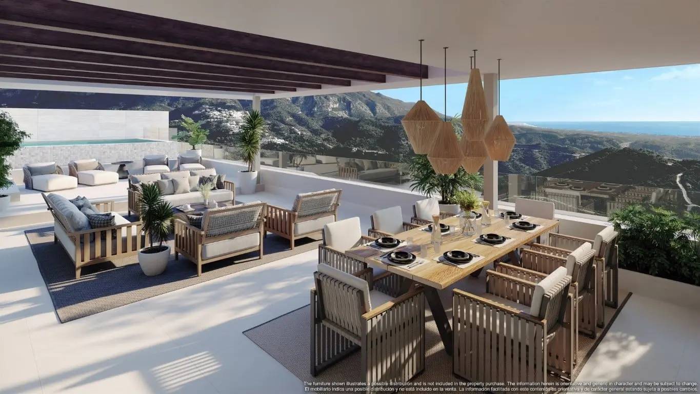 Ekskluzywne apartamenty i penthousy z widokiem na morze – Real de La Quinta, Benahavís — Benahavís, Hiszpania (zdjęcie 3 z 10)