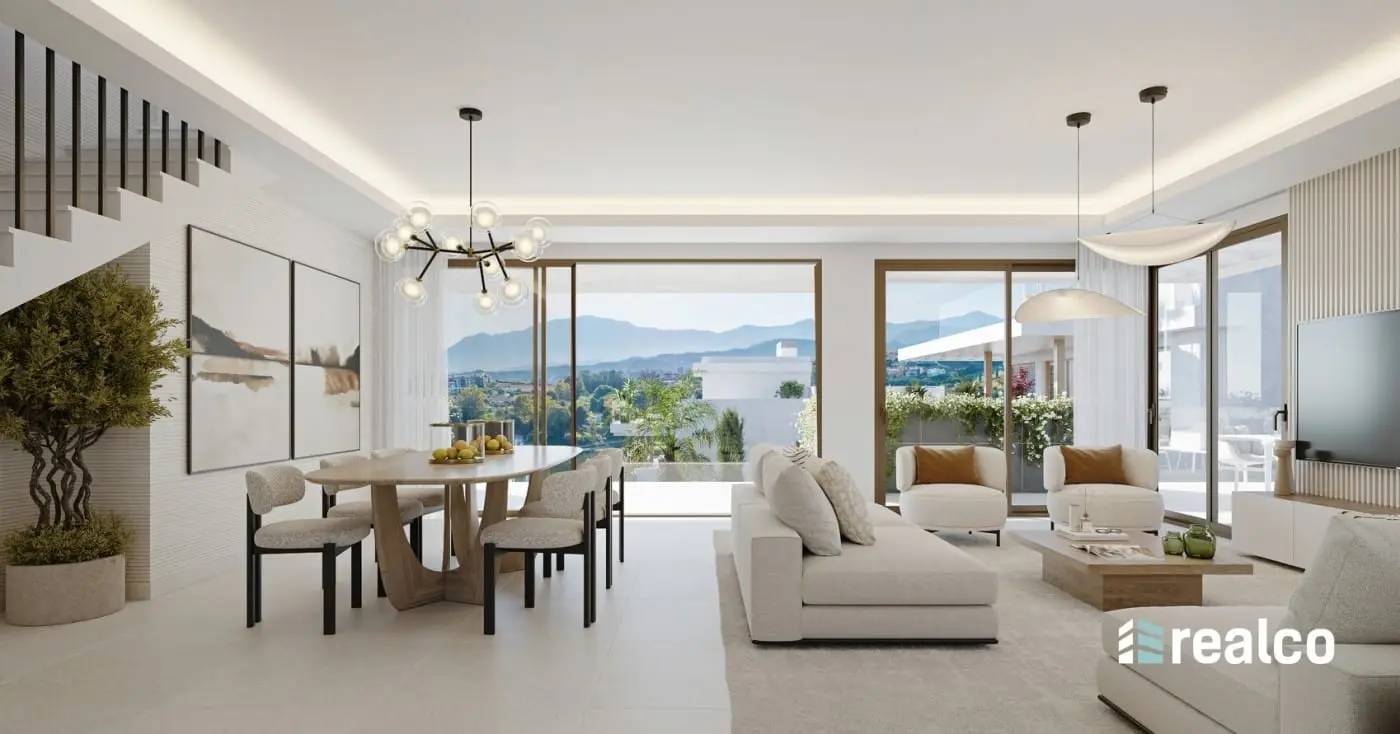 Apartamenty z widokiem na jezioro i pole golfowe – Los Flamingos, Estepona — Estepona, Hiszpania (zdjęcie 4 z 9)