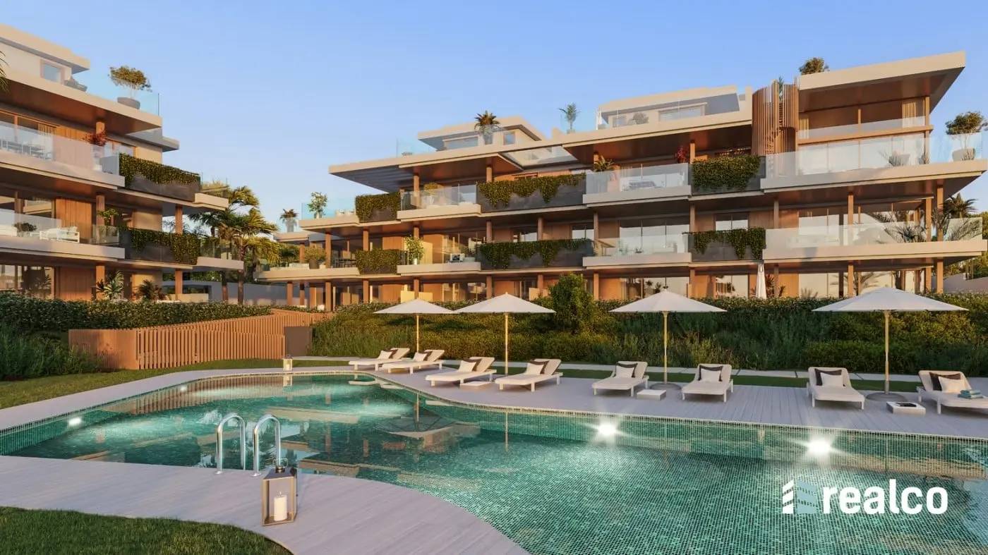 Apartamenty z widokiem na jezioro i pole golfowe – Los Flamingos, Estepona — Estepona, Hiszpania (zdjęcie 8 z 9)