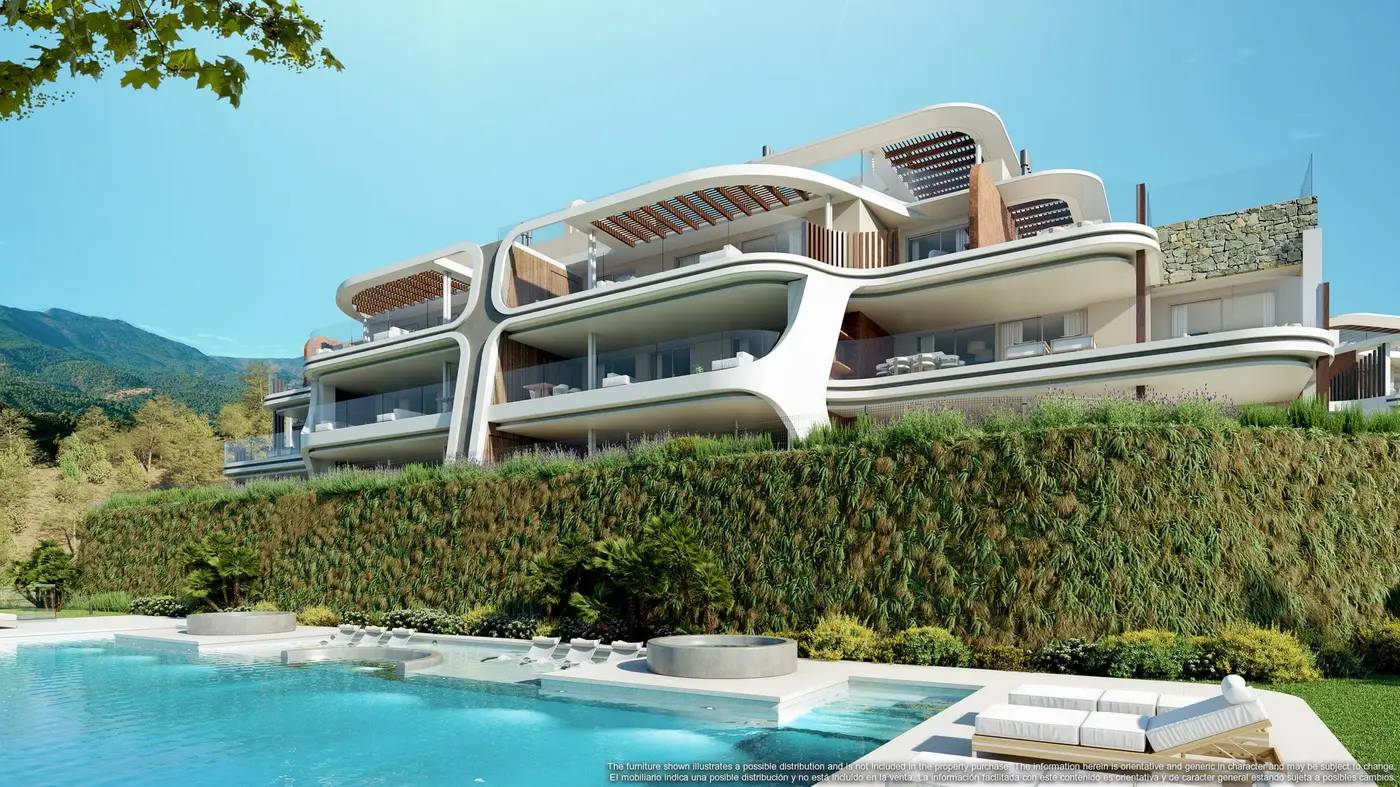 Apartamenty i penthousy z widokiem na jezioro i morze – Real de La Quinta, Benahavís — Benahavís, Hiszpania