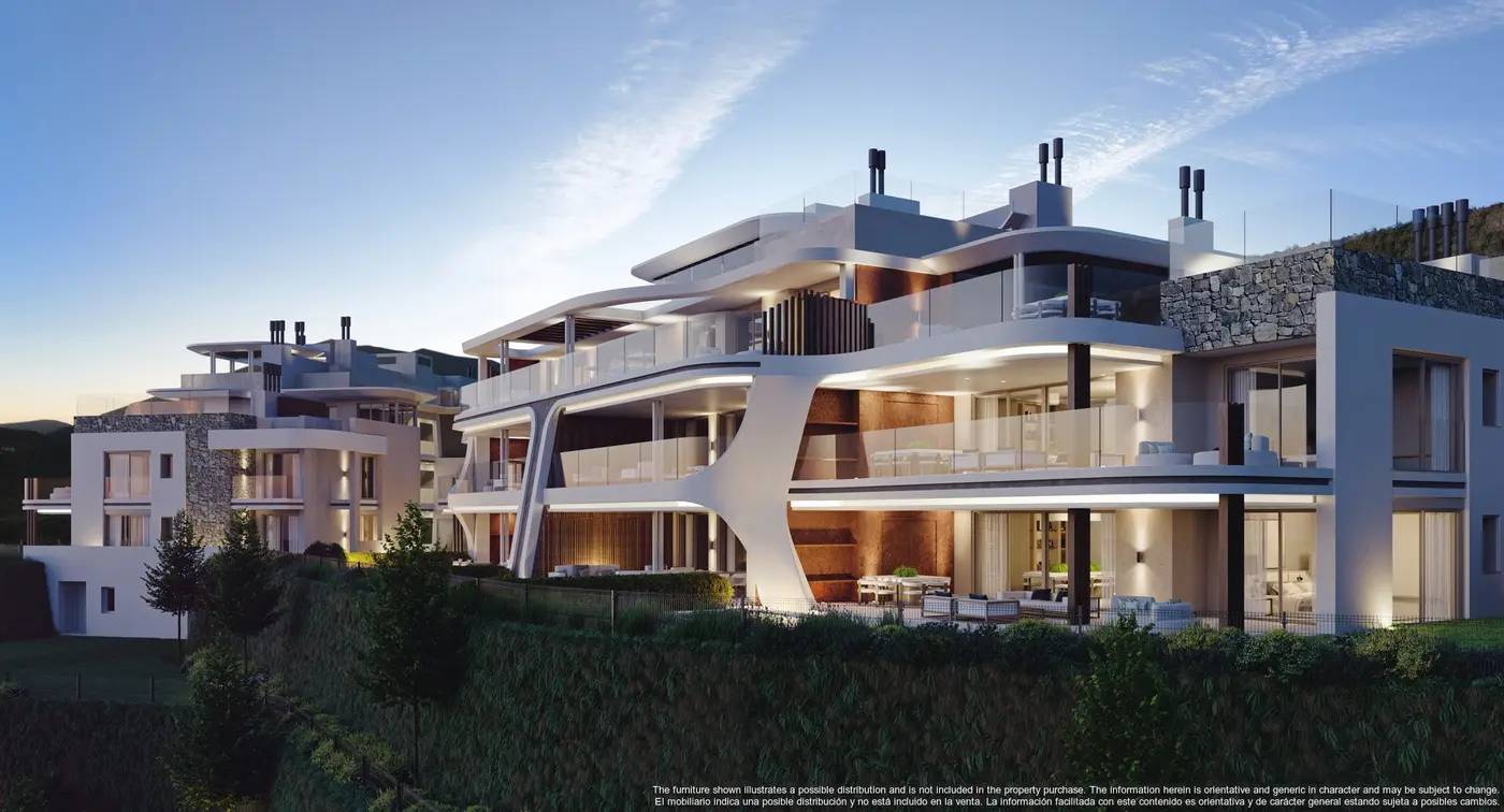 Apartamenty i penthousy z widokiem na jezioro i morze – Real de La Quinta, Benahavís — Benahavís, Hiszpania (zdjęcie 8 z 10)