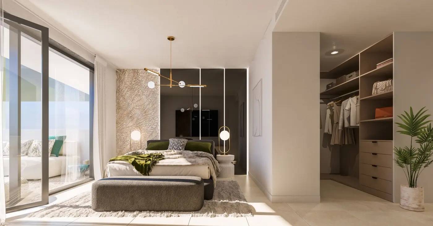 Nowoczesne apartamenty z widokiem na morze w Manilva — Manilva, Hiszpania (zdjęcie 4 z 10)
