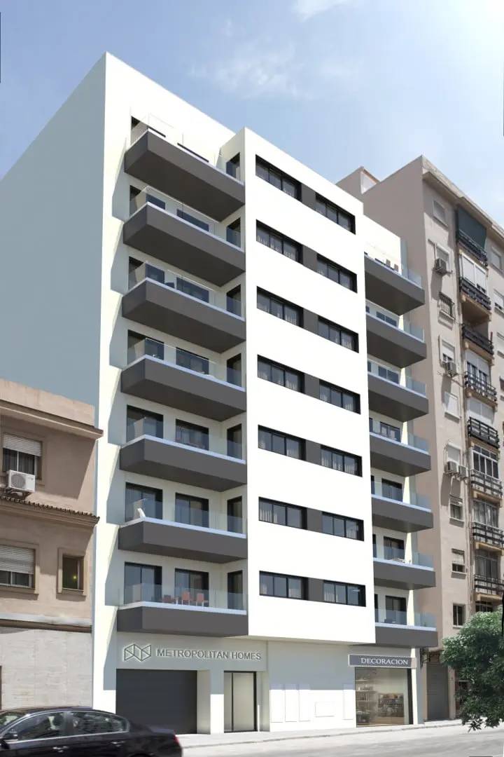 Nowoczesne apartamenty w centrum Malági z basenem na dachu — Malaga, Hiszpania (zdjęcie 4 z 10)