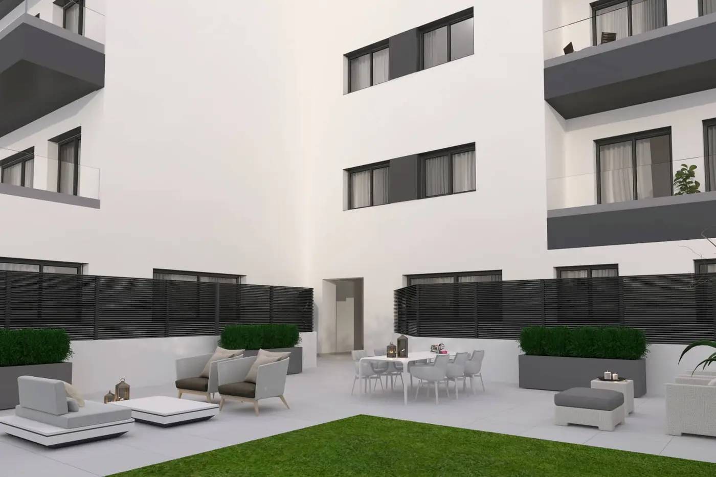 Nowoczesne apartamenty w centrum Malági z basenem na dachu — Malaga, Hiszpania (zdjęcie 7 z 10)