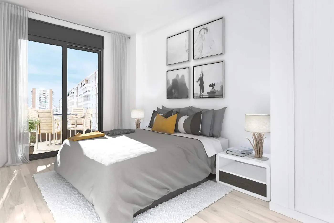 Nowoczesne apartamenty w centrum Malági z basenem na dachu — Malaga, Hiszpania (zdjęcie 9 z 10)
