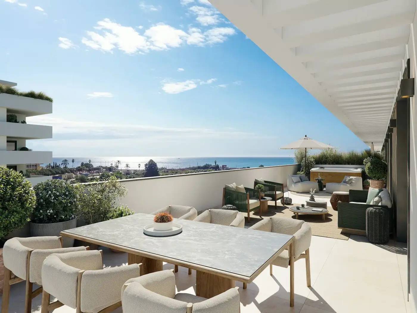 Nowoczesne apartamenty 100 m od morza w Torre del Mar — Torre del Mar, Hiszpania (zdjęcie 7 z 10)