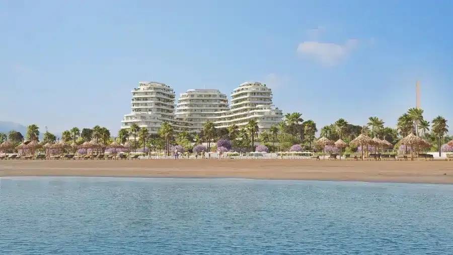 Nadmorskie apartamenty z widokiem na morze na pierwszej linii plaży w Maladze — Malaga, Hiszpania (zdjęcie 6 z 10)