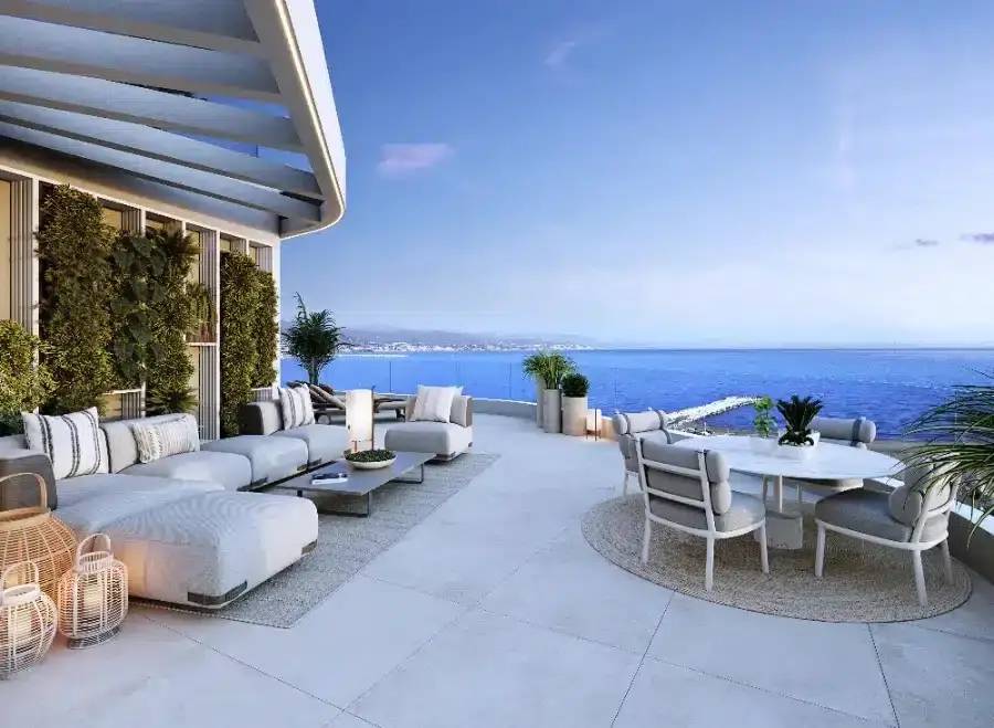 Nadmorskie apartamenty z widokiem na morze na pierwszej linii plaży w Maladze — Malaga, Hiszpania (zdjęcie 7 z 10)