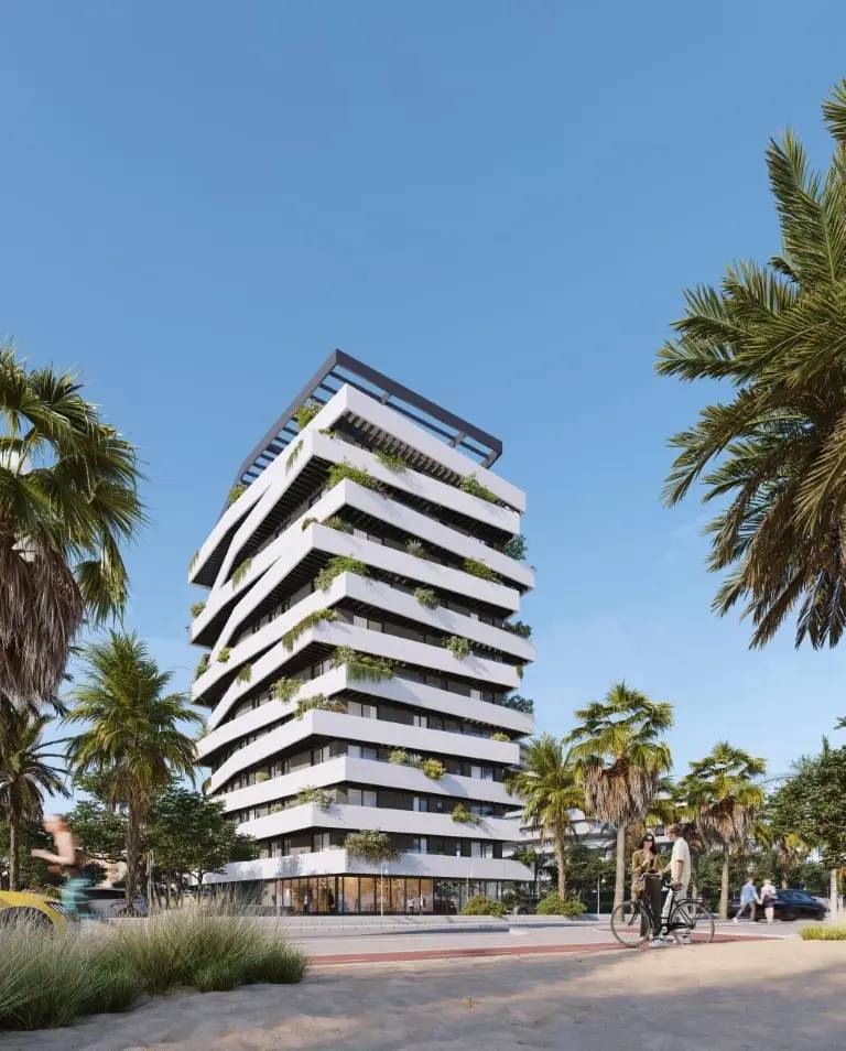 Luksusowe apartamenty i penthousy duplex na pierwszej linii morza w Maladze — Malaga, Hiszpania (zdjęcie 3 z 9)