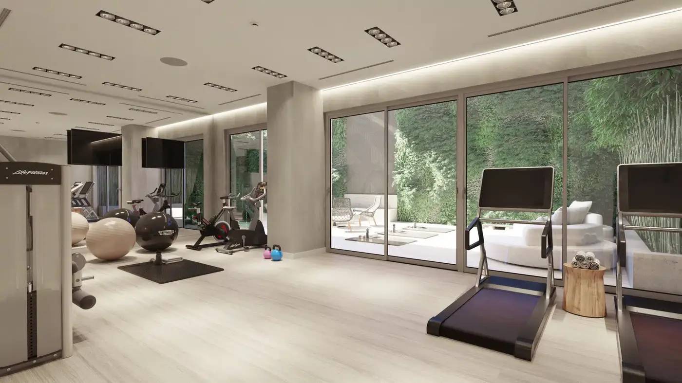 Ikoniczne apartamenty w trzech wieżach na pierwszej linii morza w Maladze — Malaga, Hiszpania (zdjęcie 10 z 10)
