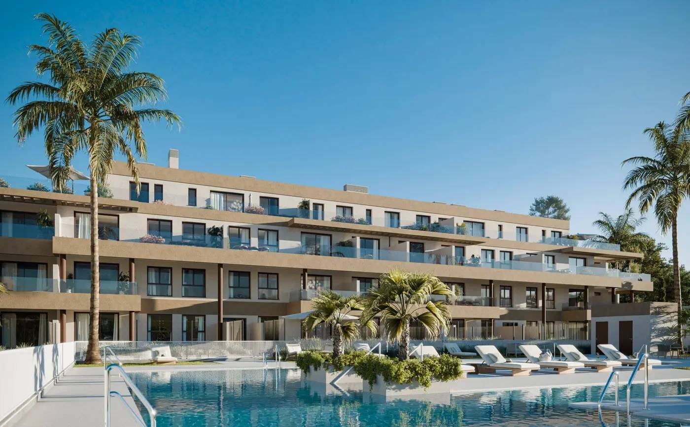 Apartamenty i penthousy z widokiem na morze w Mijas Costa — Mijas Costa, Hiszpania